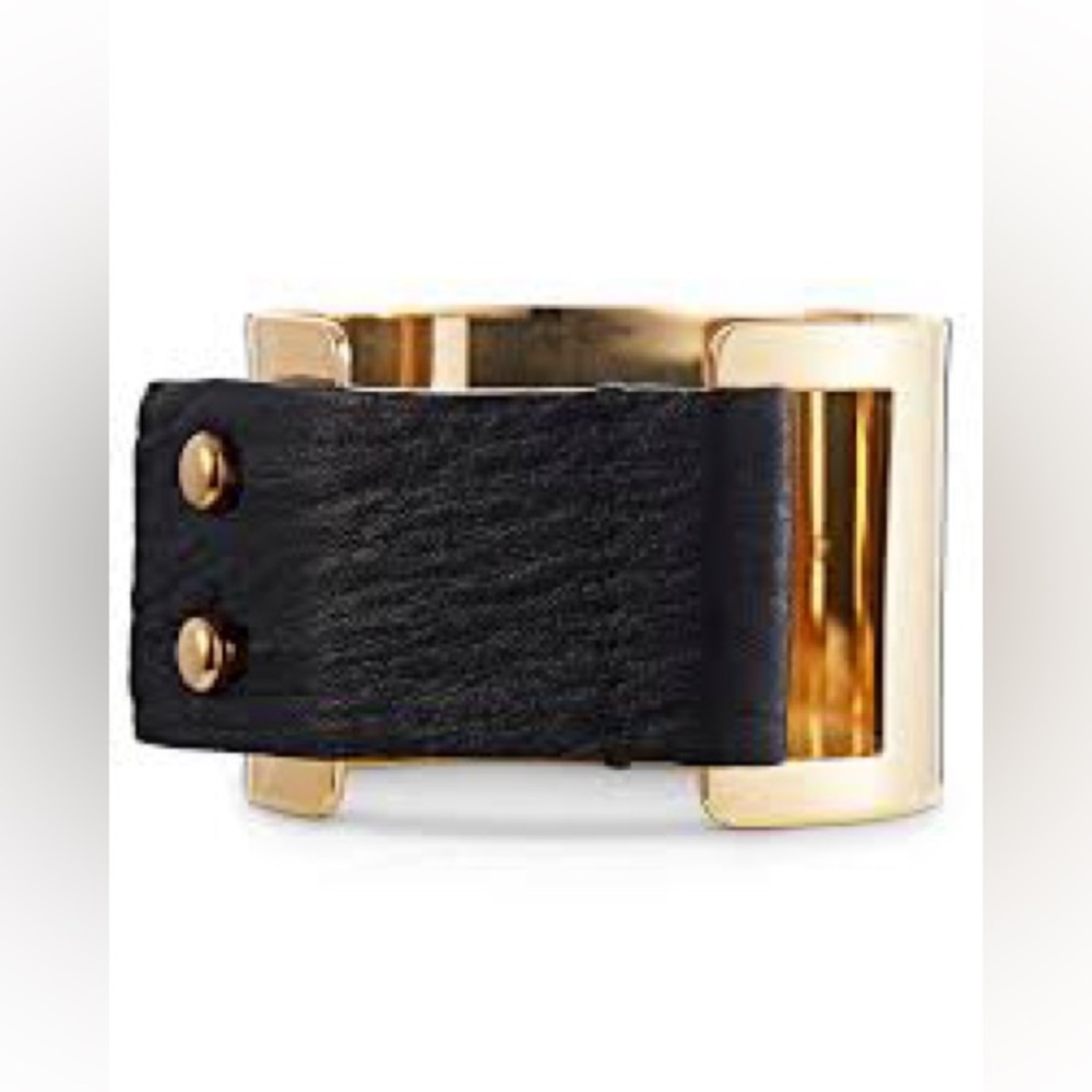 JENNY BIRD JANE CUFF IN HIGH POLISH GOLD - Picture 2 of 16